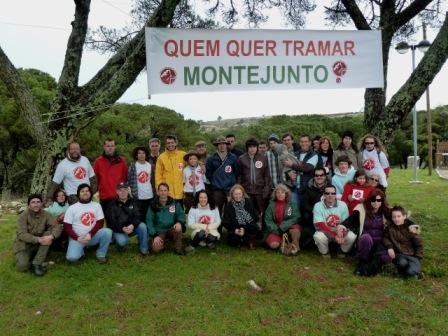 2012, Janeiro - Quercus junta-se a várias ONGs de ambiente num protesto contra Parque Eólico na Serra de Montejunto